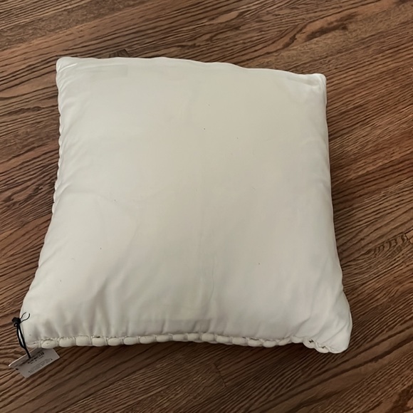 FINAL PRICE - NWT Ivory Throw Pillow - Picture 2 of 2